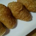 なでしこ322's cooksnap of when they made 一口・いなり寿し（つつみ方も～）.