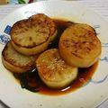 こはる723's cooksnap of when they made 甘辛醤油がジュワ！大根ステーキ.