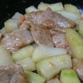 なかたんた's cooksnap of when they made 冬瓜と豚肉のごま油炒め.