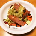 ❁Abake❁'s cooksnap of when they made ウィンナーとキャベツのハニーマスタード☆.