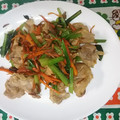 もちっこ橙色's cooksnap of when they made 小松菜と豚肉のあっさり炒め.