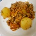 バウンド's cooksnap of when they made じゃがいもと豚ひき肉のキムチ炒め.