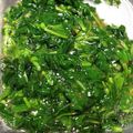 りょーみー's cooksnap of when they made 超簡単☆青じそドレッシングでモロヘイヤ☆.