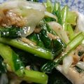クックWQUHT2☆'s cooksnap of when they made 南房総市給食◆小松菜とツナの和え物.