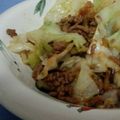 riza59's cooksnap of when they made 茄子とキャベツの味噌炒め.