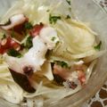 kucina's cooksnap of when they made タコと玉ねぎのマリネ.