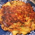 まーちゃ＊'s cooksnap of when they made チーズ入り和風チヂミ.