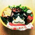 ma〜chan☆'s cooksnap of when they made 妖怪ウォッチ☆ フユニャン ☆キャラ弁.