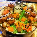 クックGPLR07☆'s cooksnap of when they made ﾐﾙﾌｨｰﾕ 鍋 大根おろしアートトトロ.
