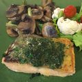 Yooboo's cooksnap of when they made サーモンのムニエルパセリソースがけ.