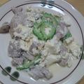 た　こ　ぽ　ん's cooksnap of when they made ゴーヤチャンプル.