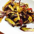 hikigoroon's cooksnap of when they made さつまいもの皮で…かりん糖？もどき.