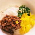 はらぺこぺこまる's cooksnap of when they made とろろめかぶオクラ納豆.