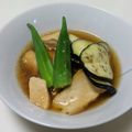 あきりぃな's cooksnap of when they made 厚揚げと茄子・オクラの鶏胸肉あんかけ風.