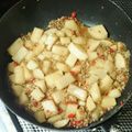 クックBYGN0O☆'s cooksnap of when they made マーボー風大根.