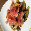 になぱぱ's cooksnap of when they made 焼き茄子と生ハムのすだちオイル.