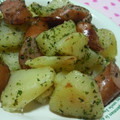 ｙｕｎ★☆'s cooksnap of when they made ポテトとソーセージの炒め物.