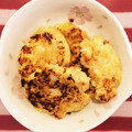 Ri Sa's cooksnap of when they made お弁当にもぴったり！簡単鶏挽肉の松風焼き.