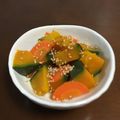 クロへぇ's cooksnap of when they made かぼちゃのごま味噌がらめ*すきまおかず.
