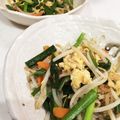 陸倫葵's cooksnap of when they made サッと簡単！3品で！ニラ玉もやし.
