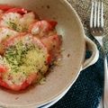 romann's cooksnap of when they made トマトのチーズ焼き.