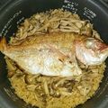 りーたすたす's cooksnap of when they made キノコと鯛の炊き込みご飯.