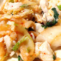 はっってぃん's cooksnap of when they made レンジで簡単！　鶏ささみの　キムチ和え！.