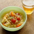 3life's cooksnap of when they made 切り干し大根とチーズパン粉の食べるスープ.