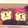 クックEBXFTK☆'s cooksnap of when they made キャラ弁☆ダッフィーとシェリーメイ.