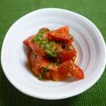 坂田夫婦's cooksnap of when they made トマトと大葉のマリネ.