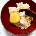 ぬりっこ's cooksnap of when they made 栗ごはん♪丹波のおばあちゃん直伝.