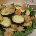 iyo＊'s cooksnap of when they made 海老と茄子の揚げサラダ.