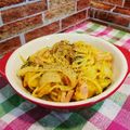 masuossan's cooksnap of when they made かぼちゃとベーコンの和風クリームパスタ.