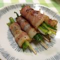きよやよ's cooksnap of when they made 青ネギのベーコン巻き◉.