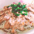 クックIVF7OF☆'s cooksnap of when they made 夏バテ撃退！ 梅納豆のぶっかけそうめん.