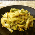 LuvSS's cooksnap of when they made 鶏むねとキャベツのカレーマヨ炒め☆.