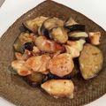handm2015's cooksnap of when they made なすと鶏肉のチーズ炒め.
