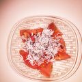 mittuk's cooksnap of when they made トマトとしらすのゆかり合え.