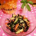 snoopy329's cooksnap of when they made きゅうり・わかめ・ひじきの酢の物.