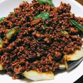 smilyhiro's cooksnap of when they made 絶妙✿なすの味噌ひき肉がけ✿.