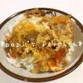 papikun's cooksnap of when they made たまねぎ嫌いのカツ丼.