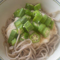 abumix's cooksnap of when they made オクラとろろ冷やし蕎麦.