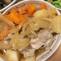 ともぱんたから's cooksnap of when they made ド定番　肉じゃが　男爵なのに煮崩れなし.