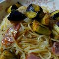 蘇芳さんち's cooksnap of when they made 美味しいパスタ ナスのペペロンチーノ.