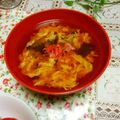 めみたん☆'s cooksnap of when they made わかめのかきたま汁〜みそ汁でほっこり〜.