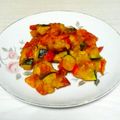 sunbright's cooksnap of when they made ＊鶏胸肉と夏野菜のスタミナ揚げ＊.