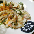 Jaye's cooksnap of when they made 旬です！ちくわのみょうがと大葉和え.