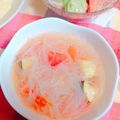 Mii⑅﻿料理勉強中's cooksnap of when they made 春雨とトマトのコンソメスープ.