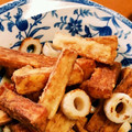 いつも、にこちゃん☆'s cooksnap of when they made ＊簡単美味＊山芋とちくわの焼きびたし.