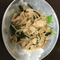 フルエッティ's cooksnap of when they made 豚バラとニラもやしのポン酢炒め.